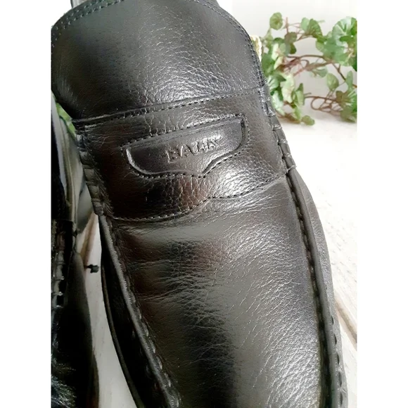 Bally Russian Calf Leather Moccasin in Black Bally Russian Calf Leather Moccasin in Black main image 4